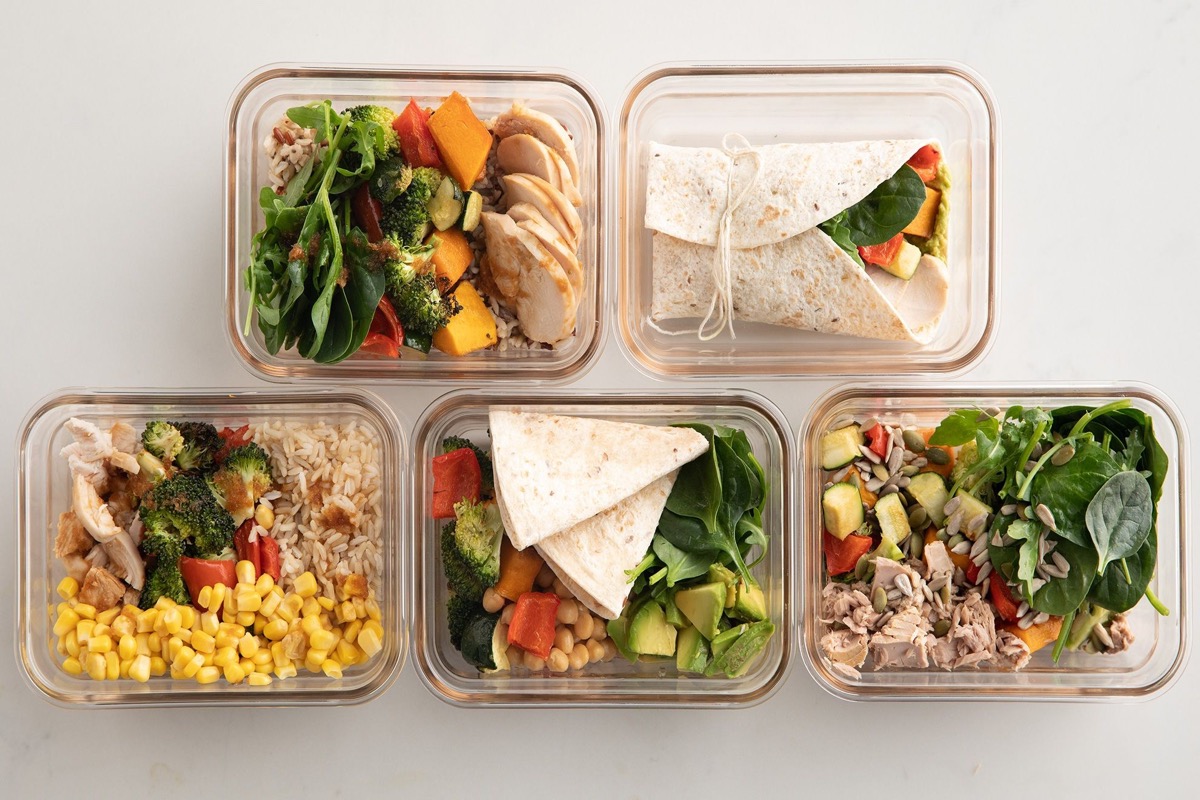 Almuerzo en caja para mujer de oficina